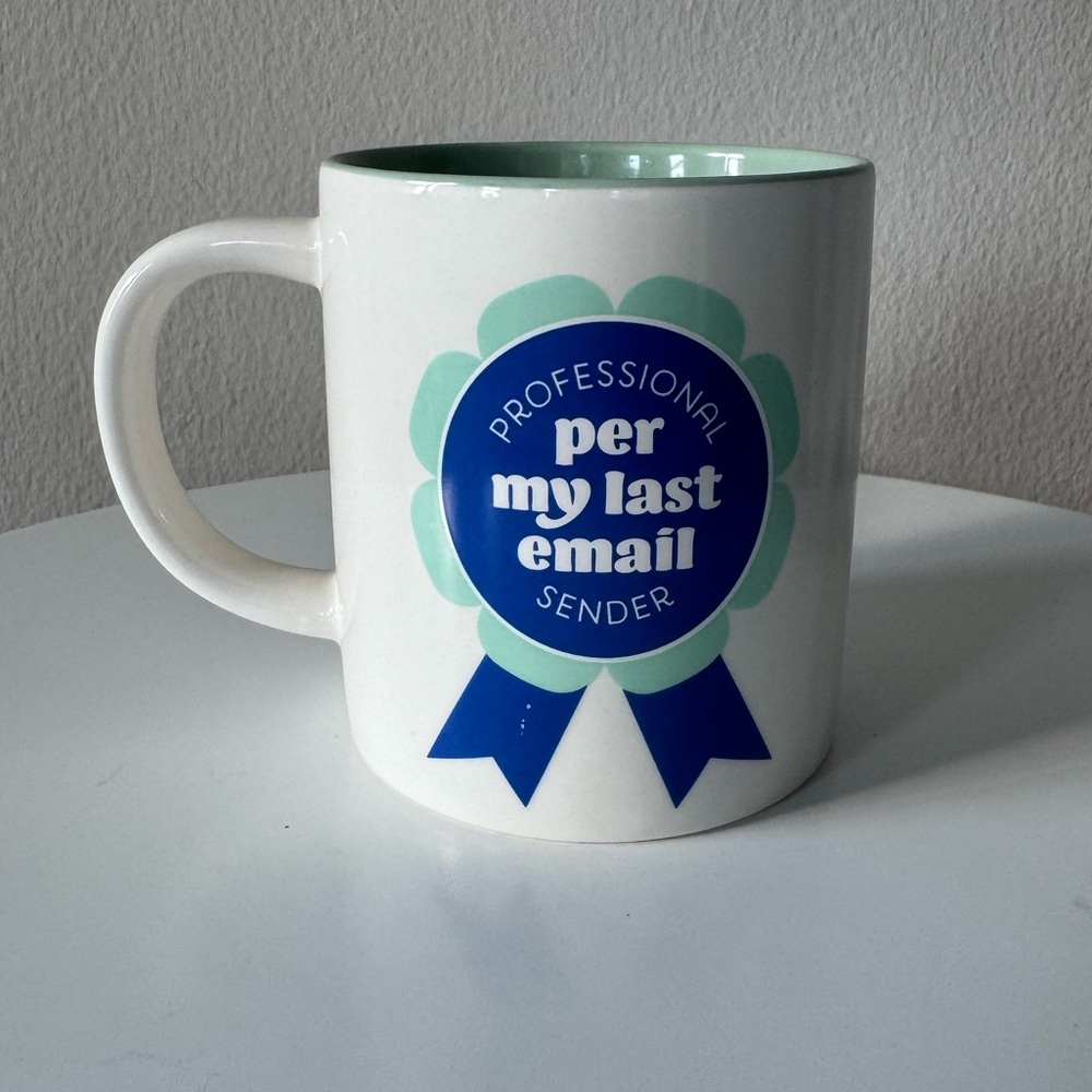 Parker Lane “Professional Per My Last Email” Mug | Funny Office Coffee Cup